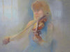 Violinist Tuning - The Wallington Gallery