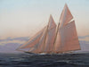 The racing yacht Rainbow in 1898 - The Wallington Gallery