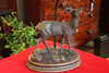 Bronze - Stag Lamp - The Wallington Gallery