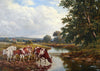 Cattle by a River - The Wallington Gallery
