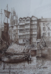 Newcastle Quayside 1840'S The Grey Horse Inn