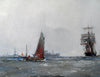 Sailing vessels in the North Sea - The Wallington Gallery