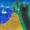 Seaside train - The Wallington Gallery