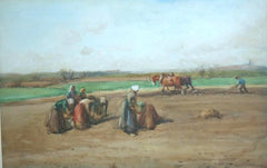 Farmworkers near Earsdon