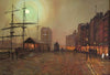 Liverpool Docks by Moonlight - The Wallington Gallery