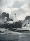 Shipping Scene, Kilid Bahr, WW1 - The Wallington Gallery