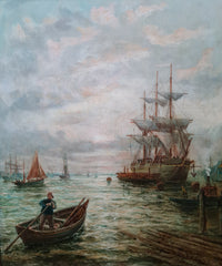 Mouth of the Tyne, Sunset