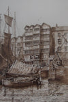 Newcastle Quayside 1840'S The Grey Horse Inn