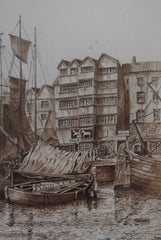 Newcastle Quayside 1840'S The Grey Horse Inn