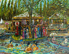 La Grenouillere A Bathing Place