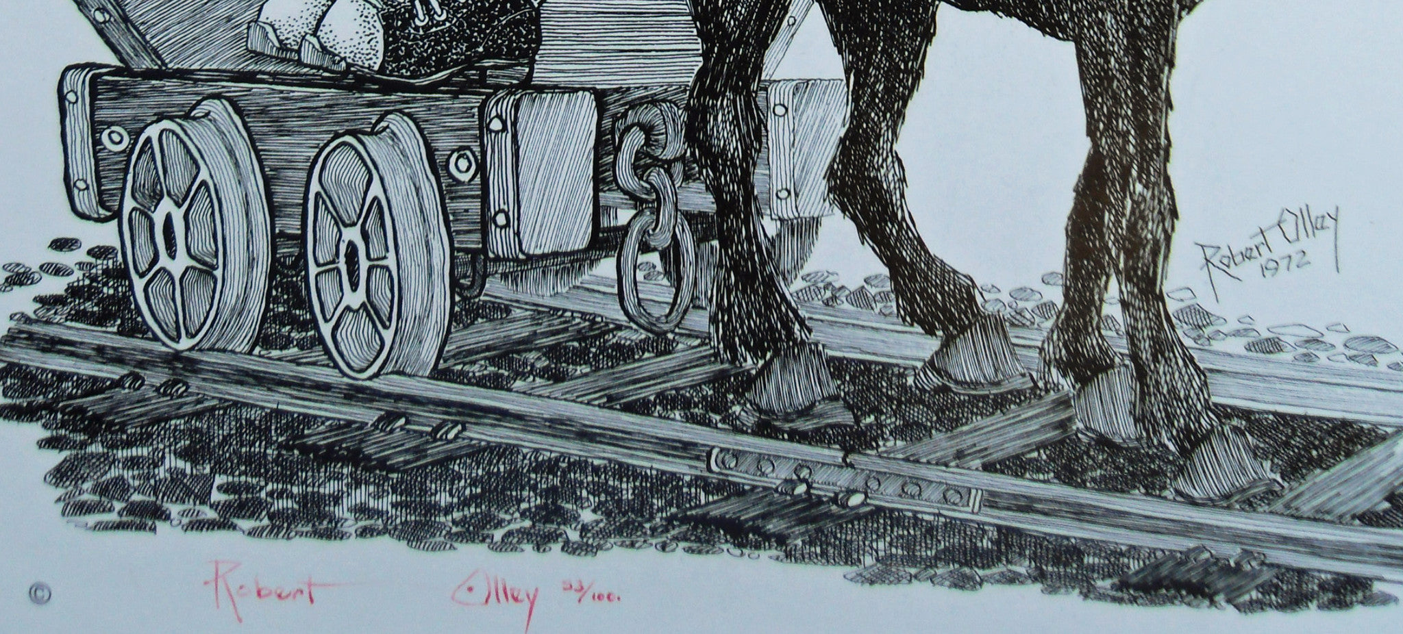 Miners with Pit Poney - The Wallington Gallery