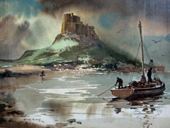 Approaching storm, Holy Island