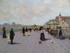 Promenade and two dogs - The Wallington Gallery