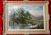 Fishing on a Welsh River - The Wallington Gallery