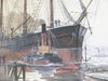 Barque Approaching The Jetty - The Wallington Gallery