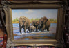 The Crossing on the Luangwa River, Africa - The Wallington Gallery