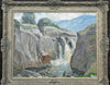 Fishing below the falls - The Wallington Gallery