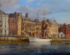 The Spanish Tall Ship 'Cuidad de Inca at the Quayside, Newcastle