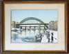 Newcastle Quayside and Bridges, Winter - The Wallington Gallery
