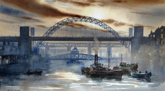 Newcastle upon Tyne, Bridges and Steam