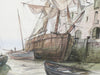 The Wharf, Low Tide - The Wallington Gallery