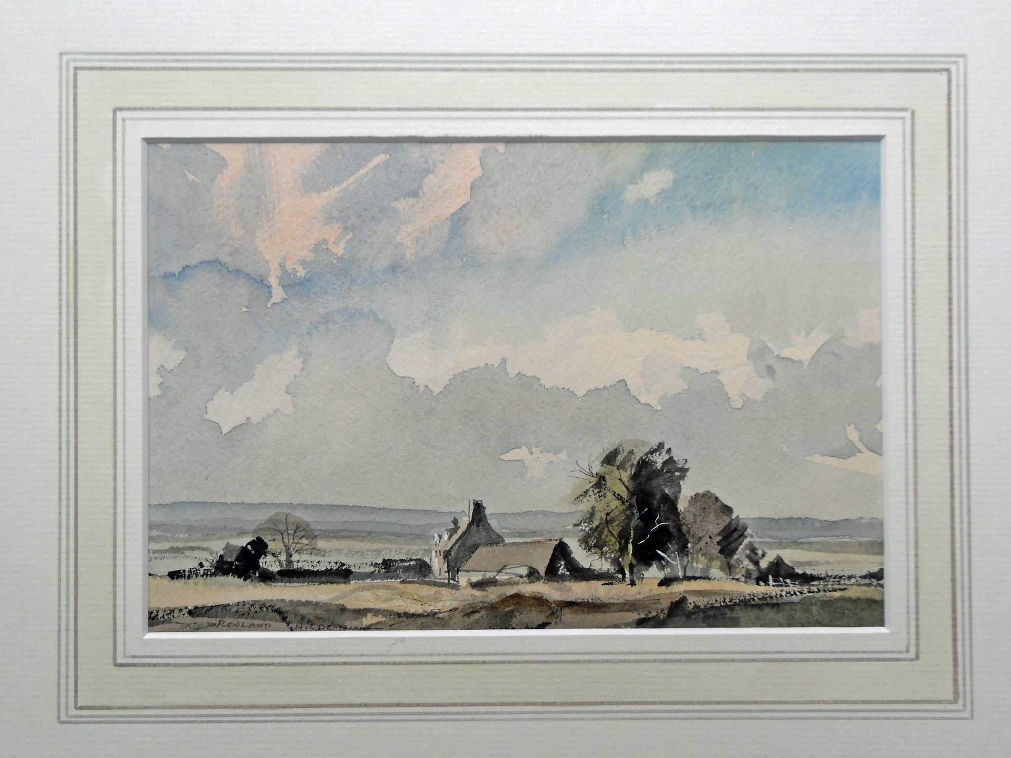 On the road between Burgh and main road to Ipswich - The Wallington Gallery