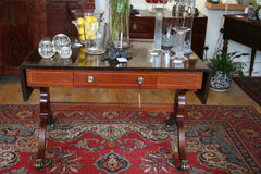 Regency Mahogany Sofa Table