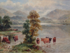Highland Cattle At A Loch Shore - The Wallington Gallery