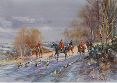 The Winter Hunt Turnditch, Derbyshire