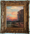 Sunset,  a scene from The Antiquary - The Wallington Gallery