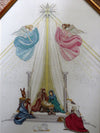 Nativity Scene, Embroidered - The Wallington Gallery