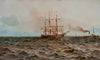 Steam Boat and Shipping off the Northumbrian Coast - The Wallington Gallery