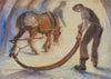Pony loading Girders - The Wallington Gallery