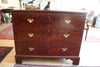 Georgian Mahogany Chest Of Drawers with Brushing Slide - The Wallington Gallery