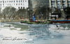 The Savoy Hotel, from The South Bank - The Wallington Gallery