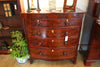 Regency Flame Mahogany Bow Fronted Chest of Drawers - The Wallington Gallery