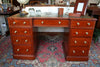 Victorian Walnut Twin Pedestal Desk - The Wallington Gallery