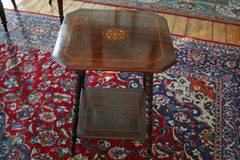 Victorian Inlaid Rosewood Occasional Table