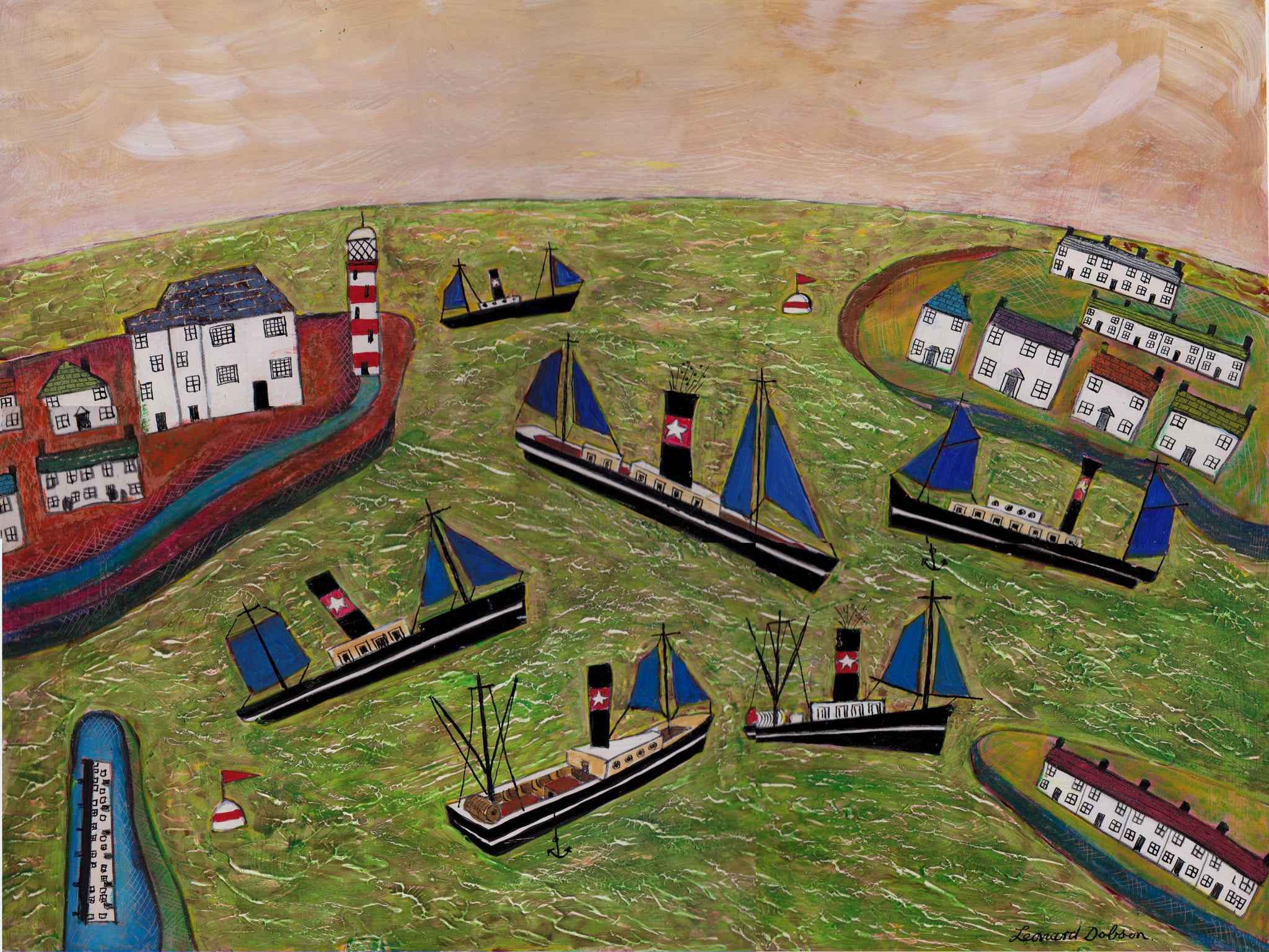 Bridlington Harbour - The Wallington Gallery