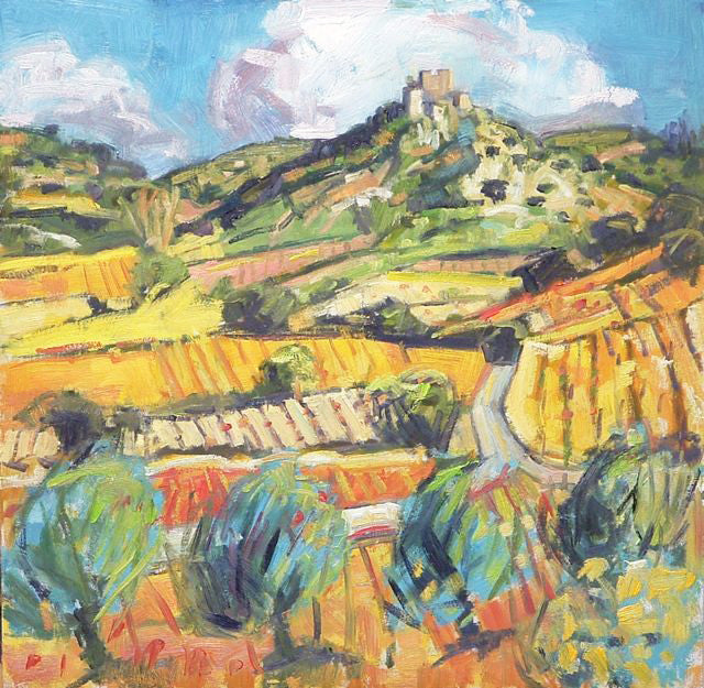 Chateau on the Hill, Rousillion - The Wallington Gallery