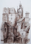 Old Newcastle around St.Nicholas Cathedral and Black Gate - The Wallington Gallery