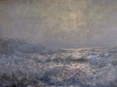 Moonlit sea over King Edward's Bay