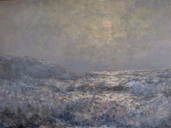 Moonlit sea over King Edward's Bay