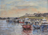 Moored boats at Seahouses - The Wallington Gallery