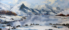 Pen y Gadair and Mynydd Mawr in Winter