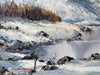 Pen y Gadair and Mynydd Mawr in Winter - The Wallington Gallery