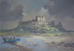 Fishermen, Bamburgh Castle