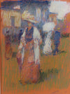 Lady Strolling on a London Street - The Wallington Gallery