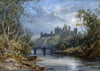 Moonlight Over Alnwick Castle - The Wallington Gallery