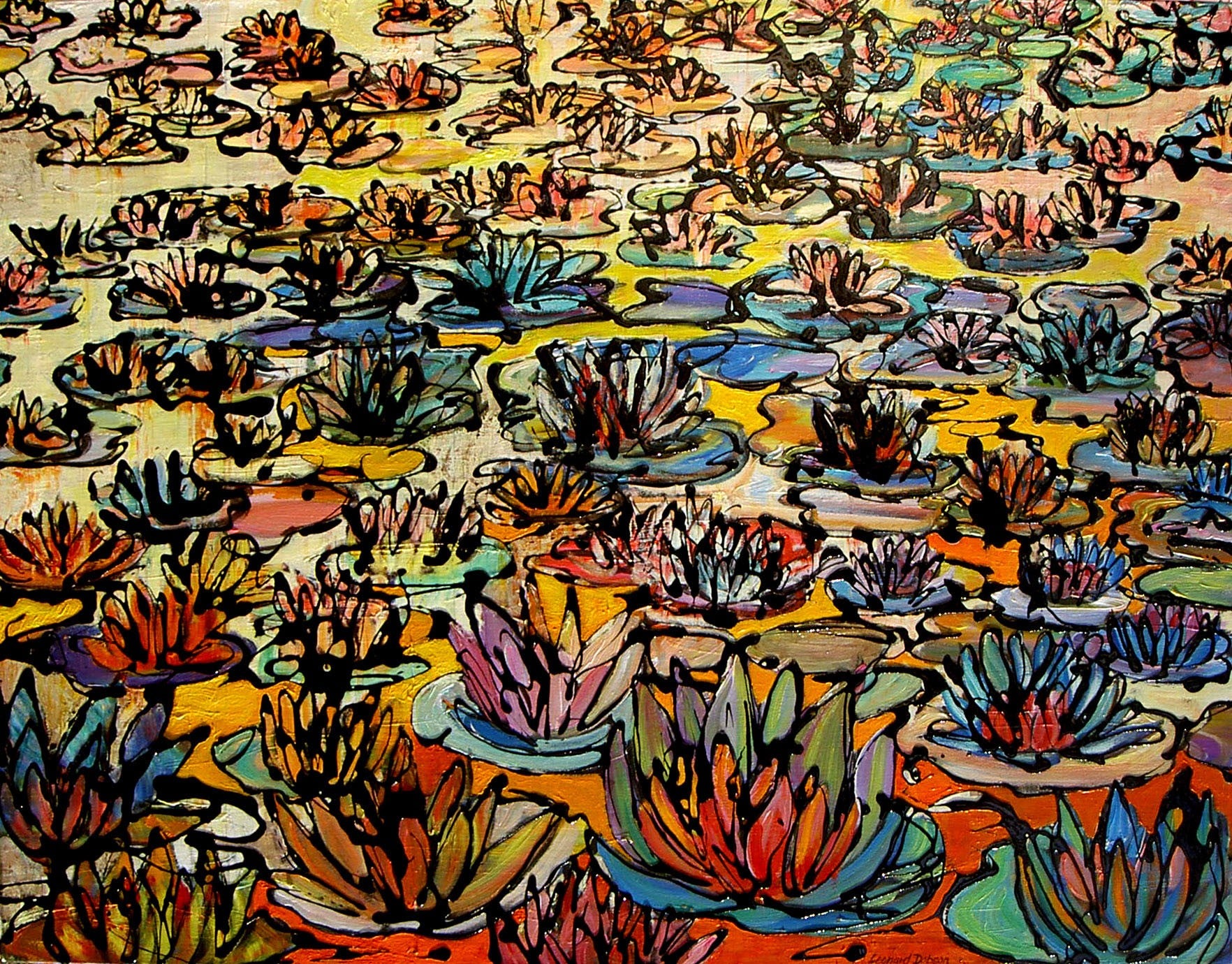 The Lily Pond - The Wallington Gallery